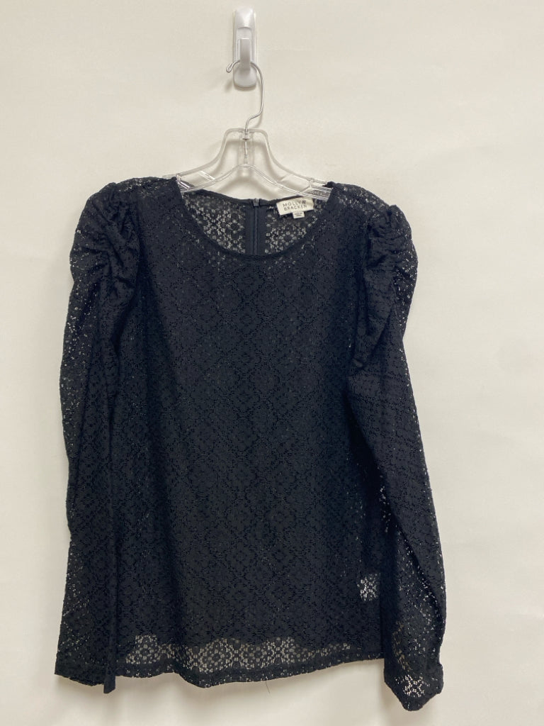Molly Bracken Size S Black Lace Ladies Top