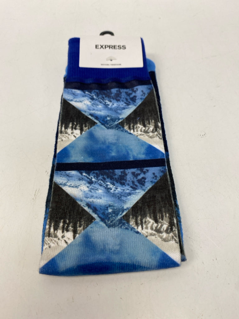 NEW Express Blue Gray Men&
