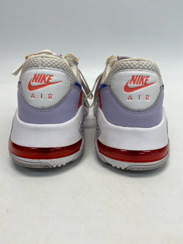 Nike  Size 9.5 White Coral/Purple Lace-up Sneakers