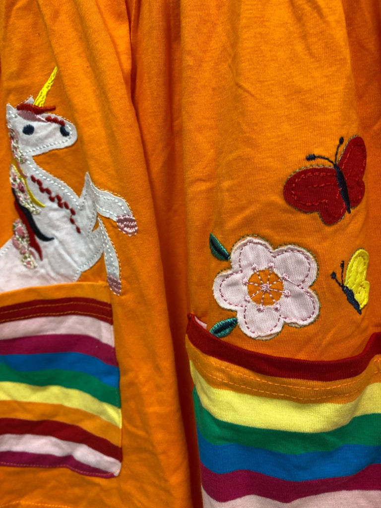 NWT SIZE 5/6 Orange Green/Pink Stripe Girl&