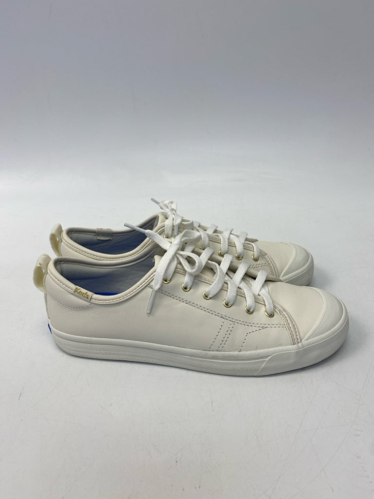 Keds  Size 8.5 White Lace-up Sneakers