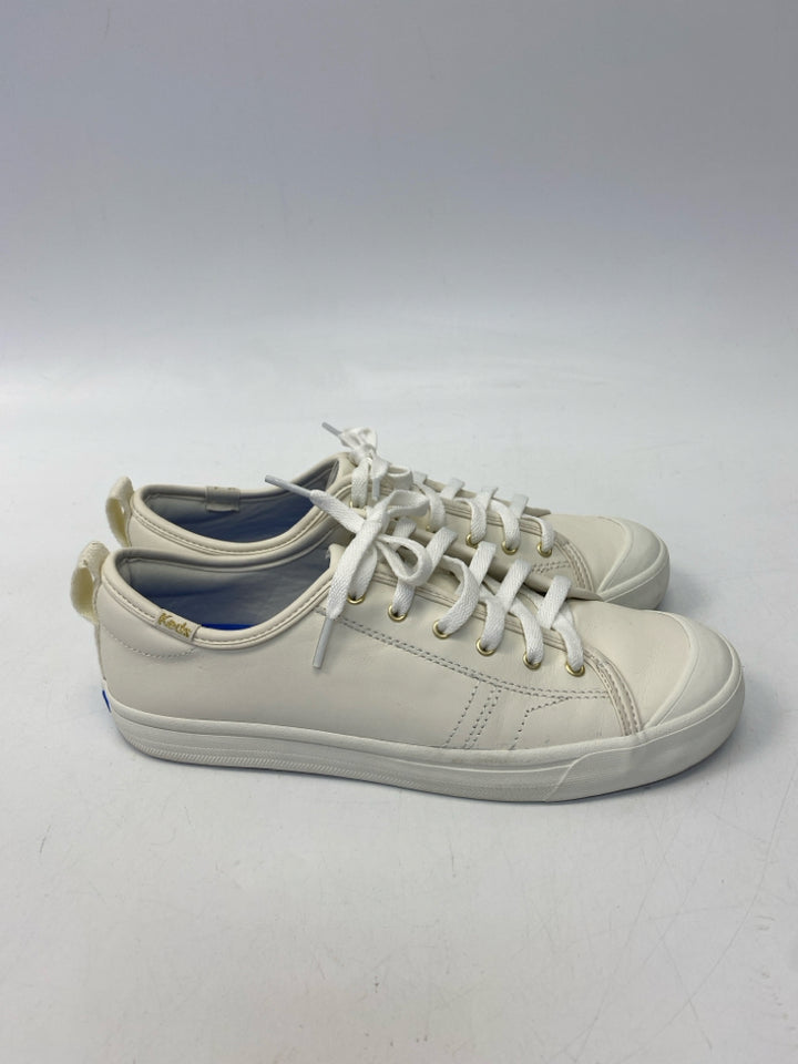 Keds  Size 8.5 White Lace-up Sneakers