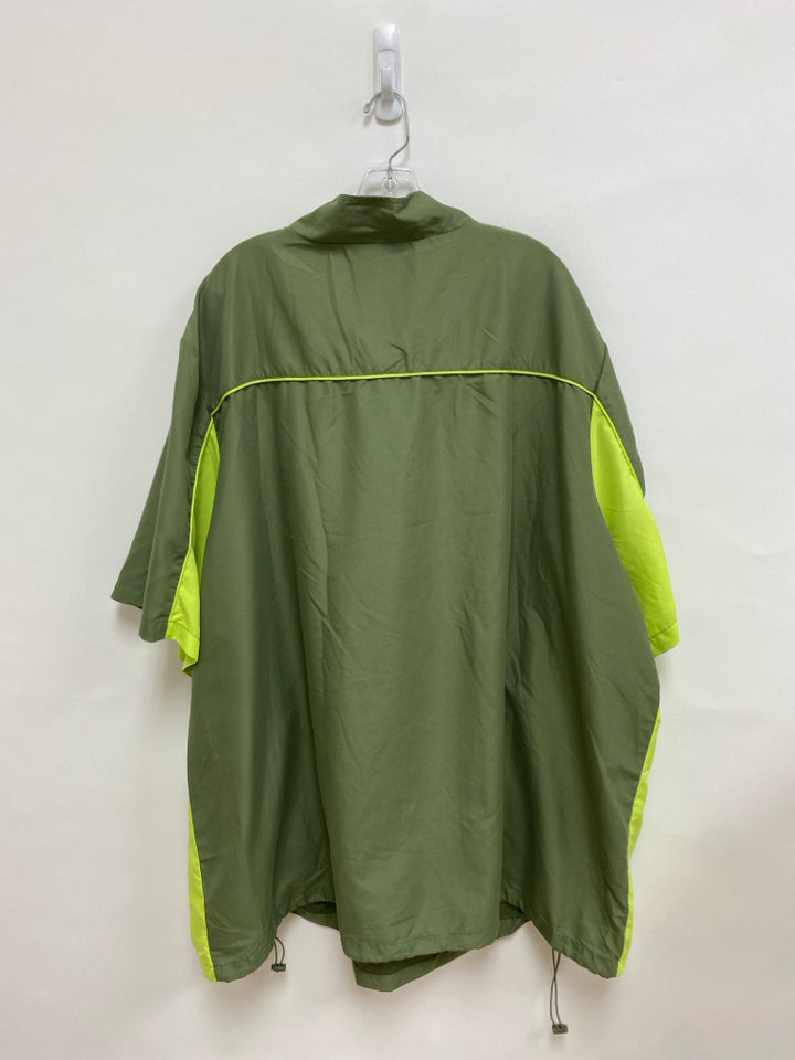 KING SIZE Size 4X Green Neon Yellow Men&