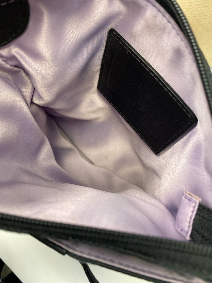 Coach Black Logo Crossbody
