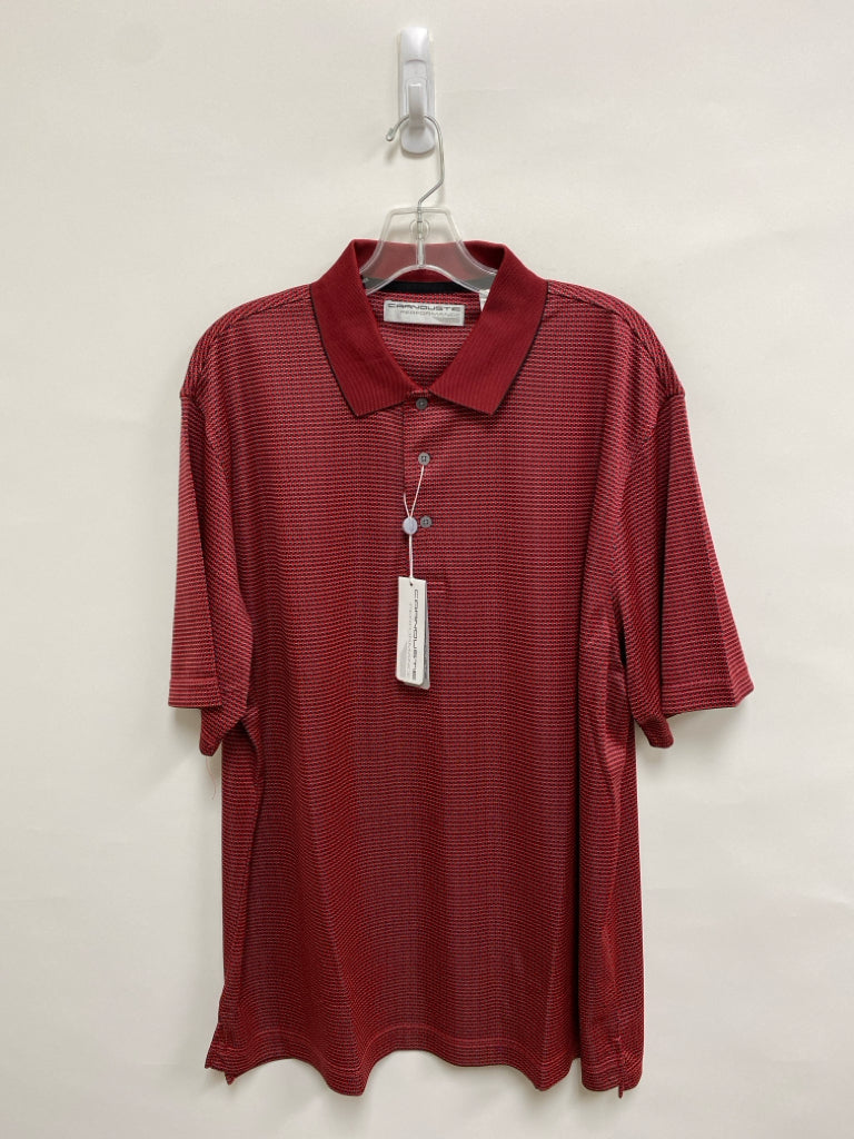 NWT Size XL Red Black/Gray Geometric Men&