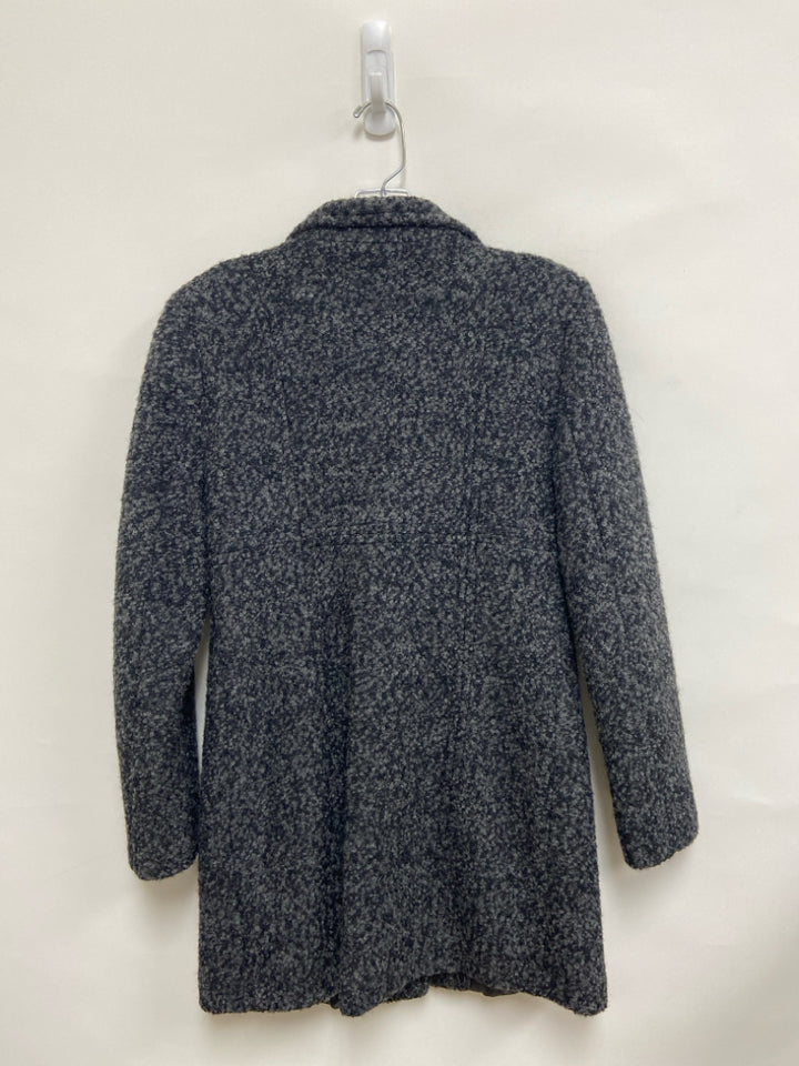 Anne Klein Size S Gray Black Boucle Ladies Coat