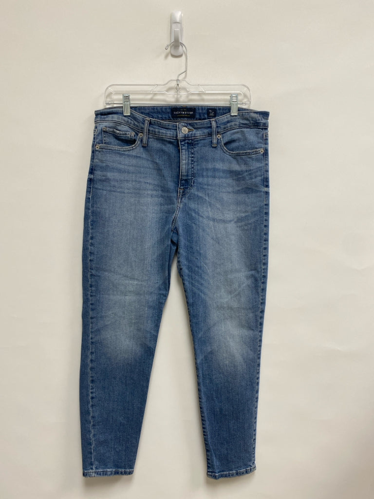 Lucky Brand Size 12 Faded Denim Ladies Jeans
