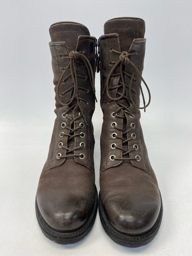 Miz Mooz EU Shoe Size 39 Brown Side Zipper Boots