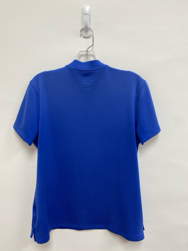 Nike Size L Blue Quarter Zip Athletic Top