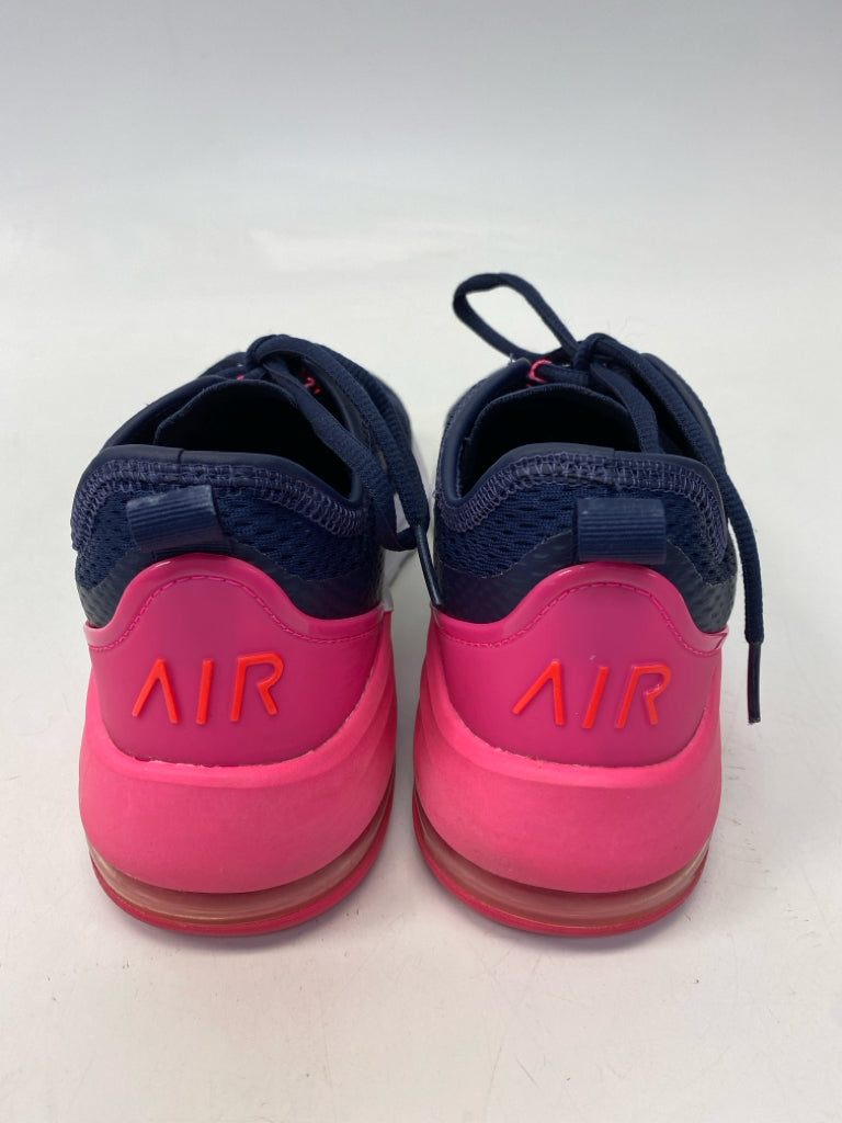 Nike  Size 8.5 Navy Pink/Coral Lace-up Sneakers