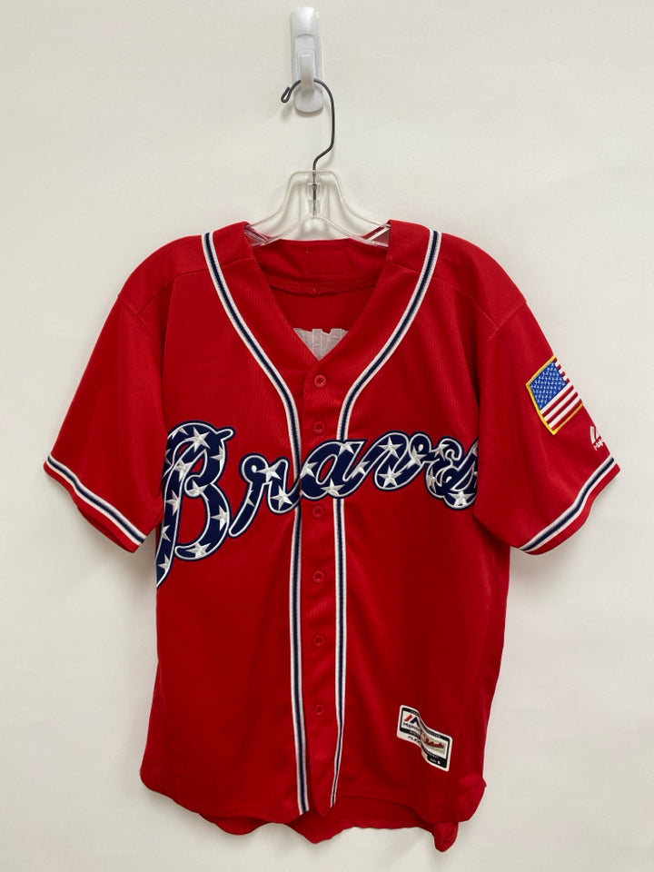 Majestic Size S Red White/Navy Men&