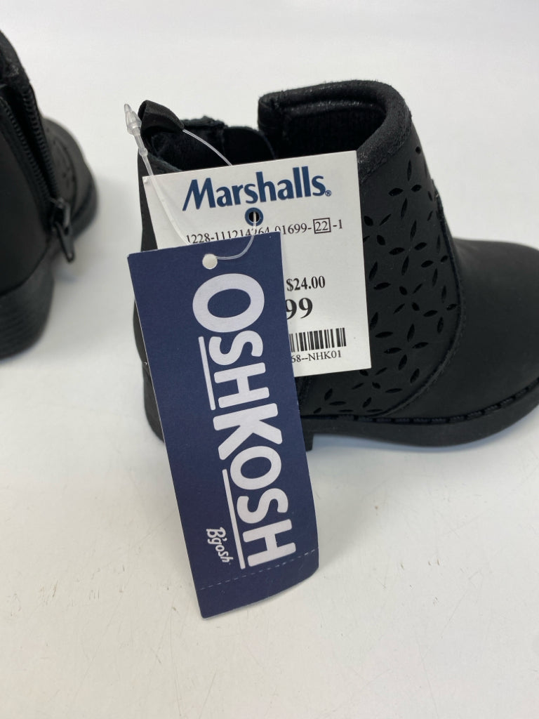 NWT Osh Kosh SIZE 6 Black Perforated Girl&