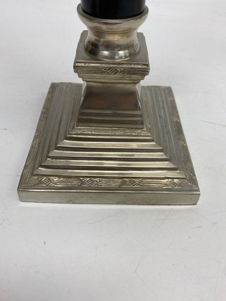Black Silver Candleholder(s)