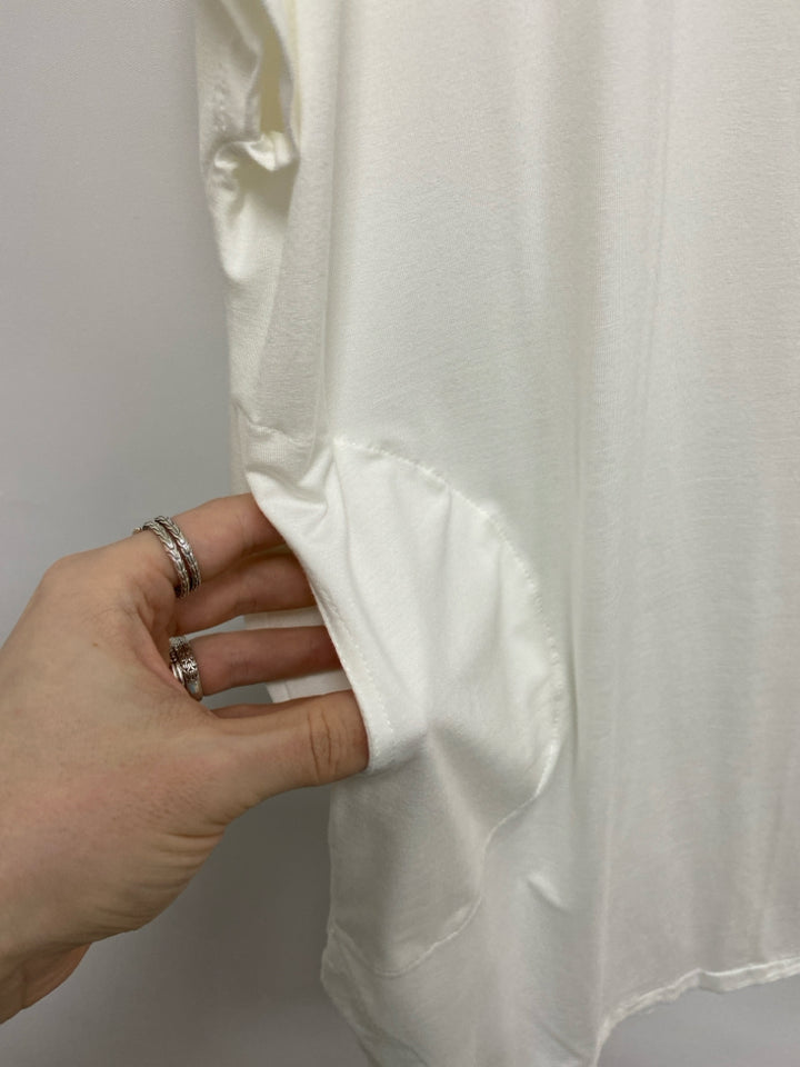 Size XL White Cowl Neck Ladies Top