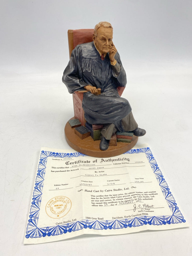 Tom Clarke Black Brown Figurine