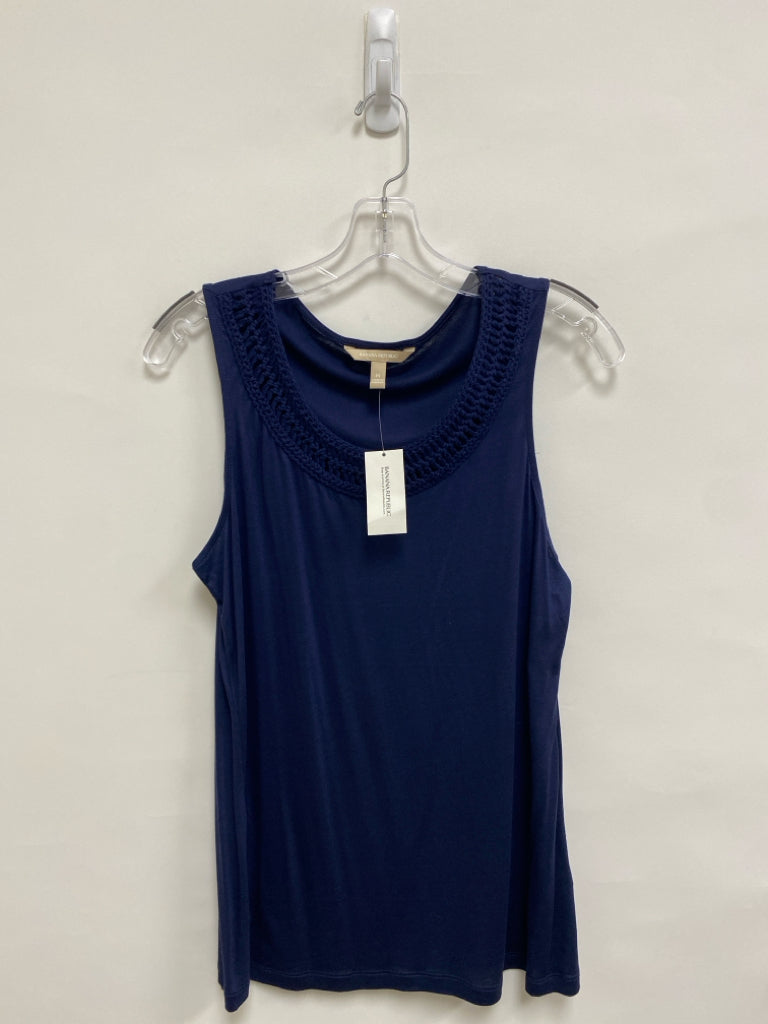 NWT Banana Republic Size M Navy Sleeveless Ladies Top