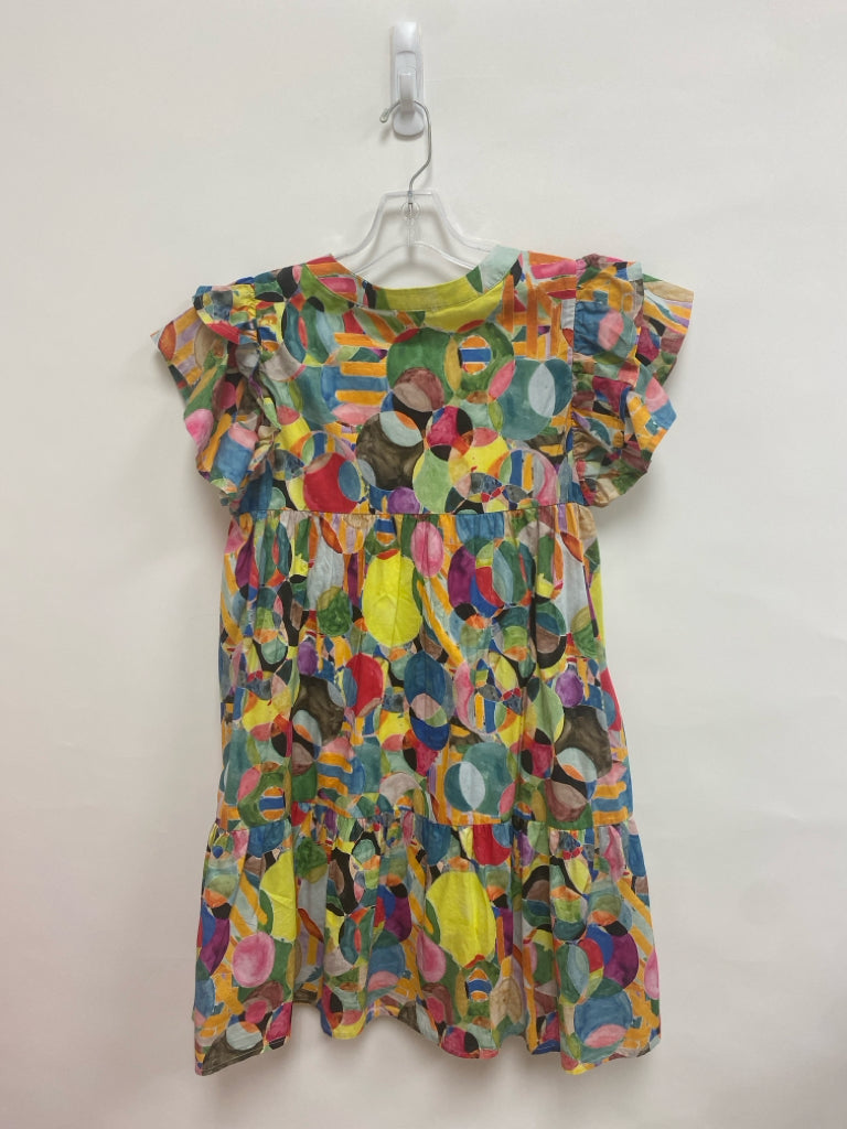 TCEC Size L Multi Color Ruffles Ladies Dress