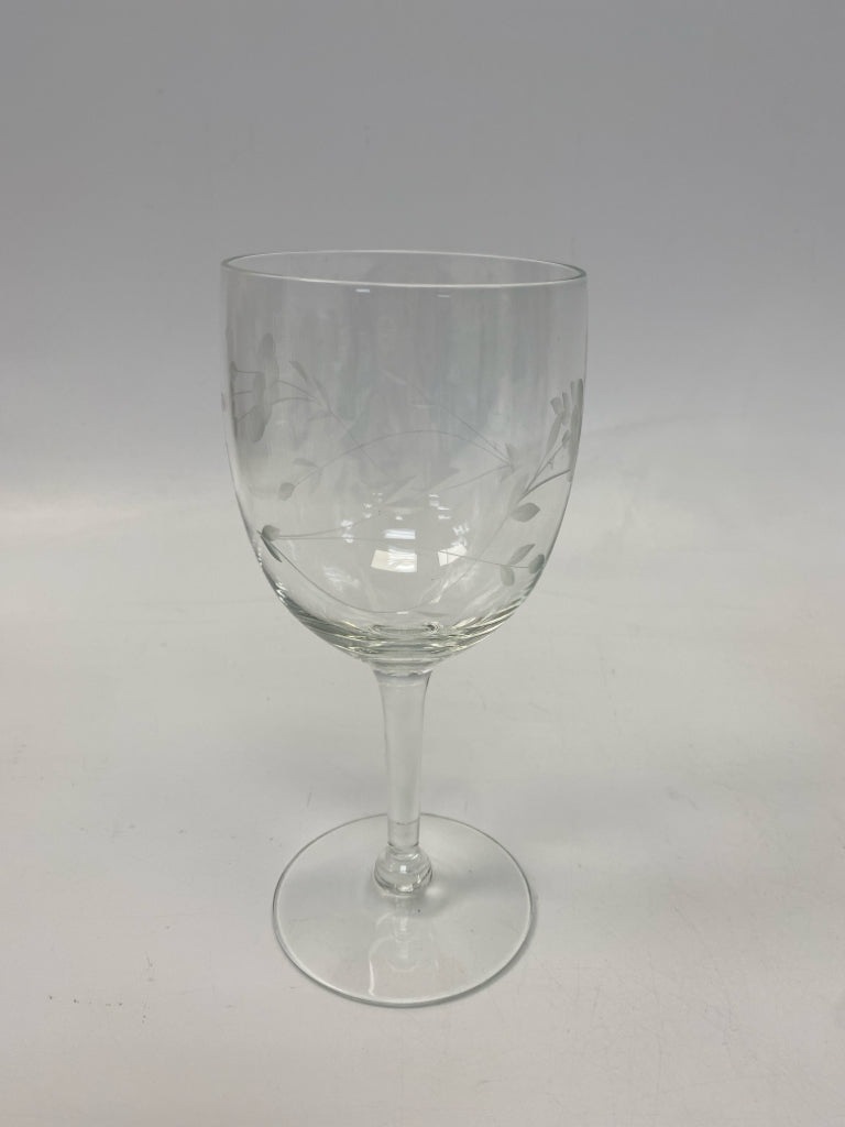 Princess House Clear Frosted Flowers Glassware