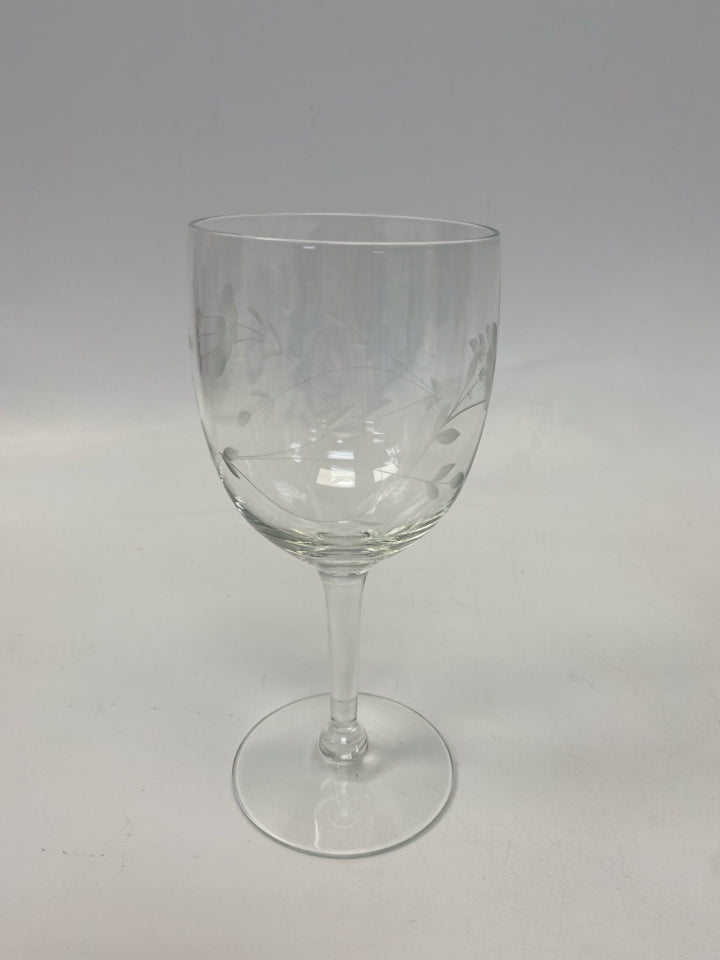 Princess House Clear Frosted Flowers Glassware