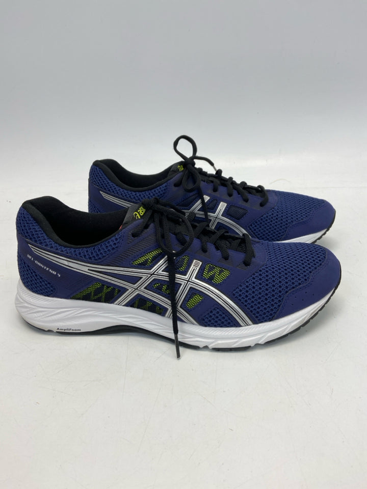 Asics Size 9.5 Dark Navy Lace-Up Men&