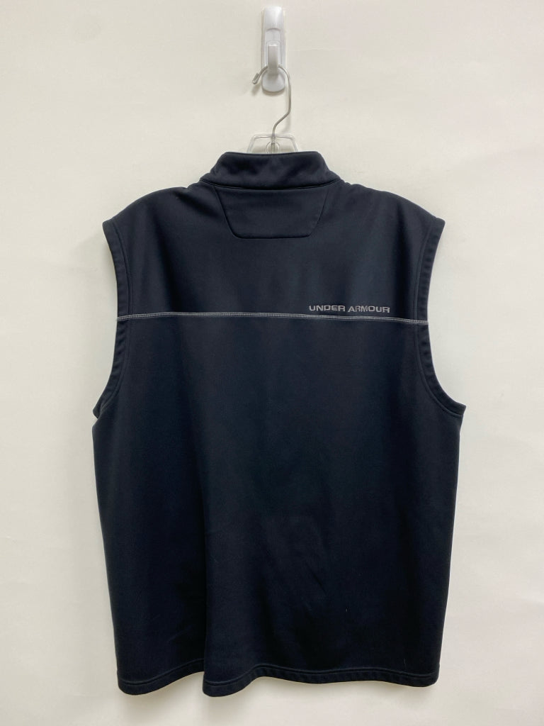 Under Armour Size XL Black Zip Down Men&