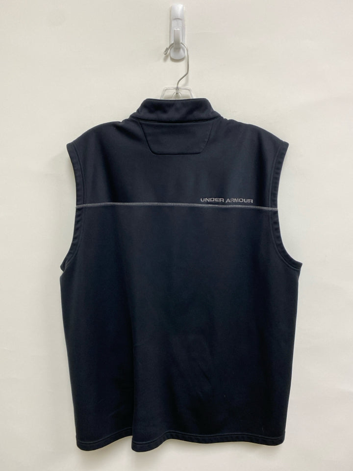 Under Armour Size XL Black Zip Down Men&