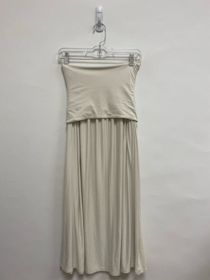 Lululemon Size S Cream Maxi Ladies Dress