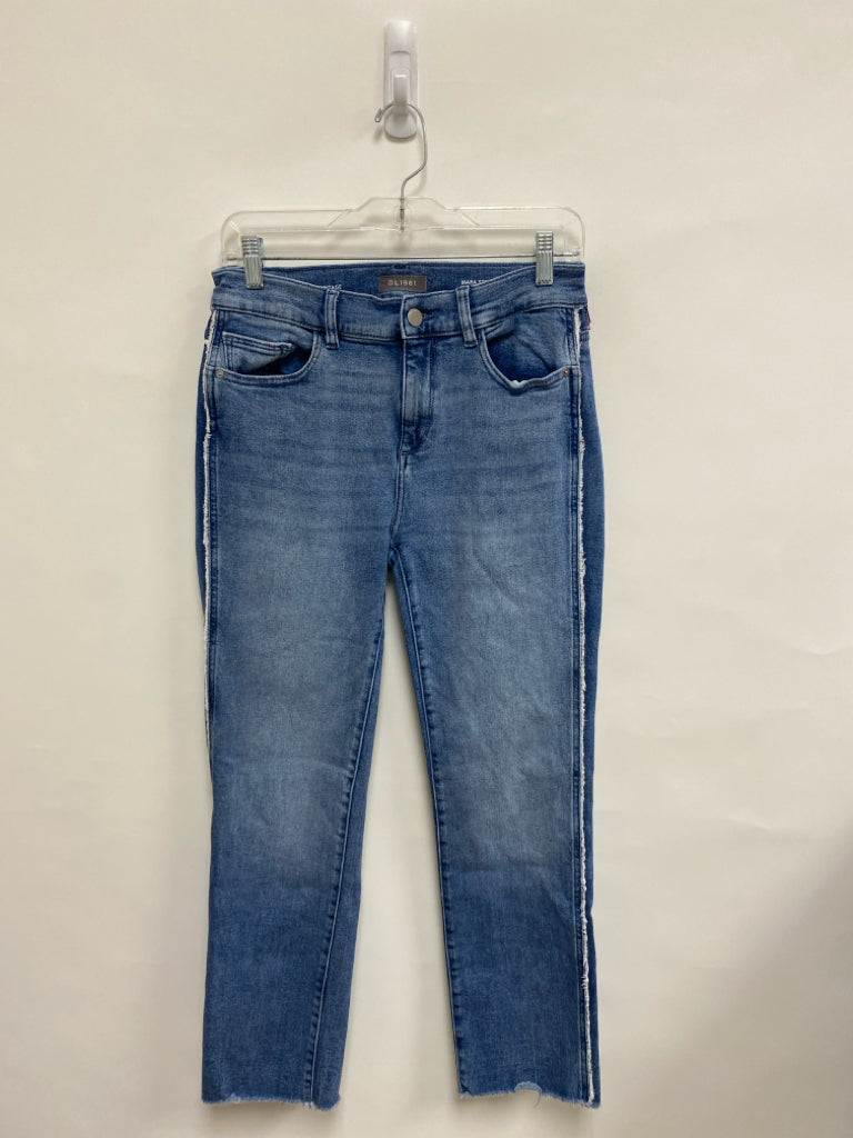 DL 1961 Jeans Size 28 Blue Denim Fringe Ladies Jeans