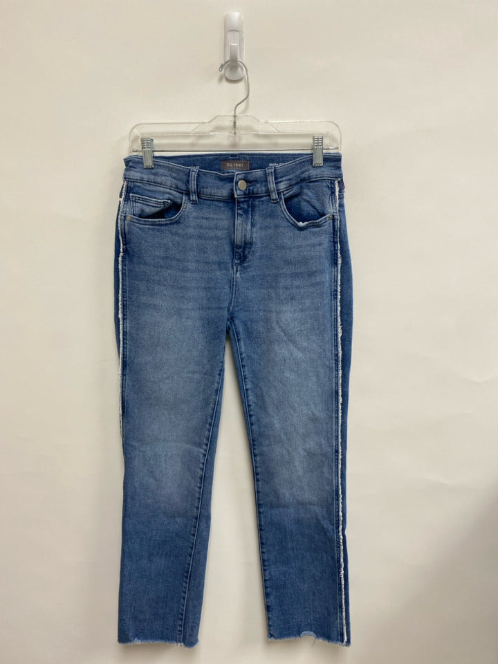 DL 1961 Jeans Size 28 Blue Denim Fringe Ladies Jeans