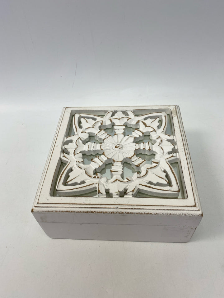 White Distressed Box