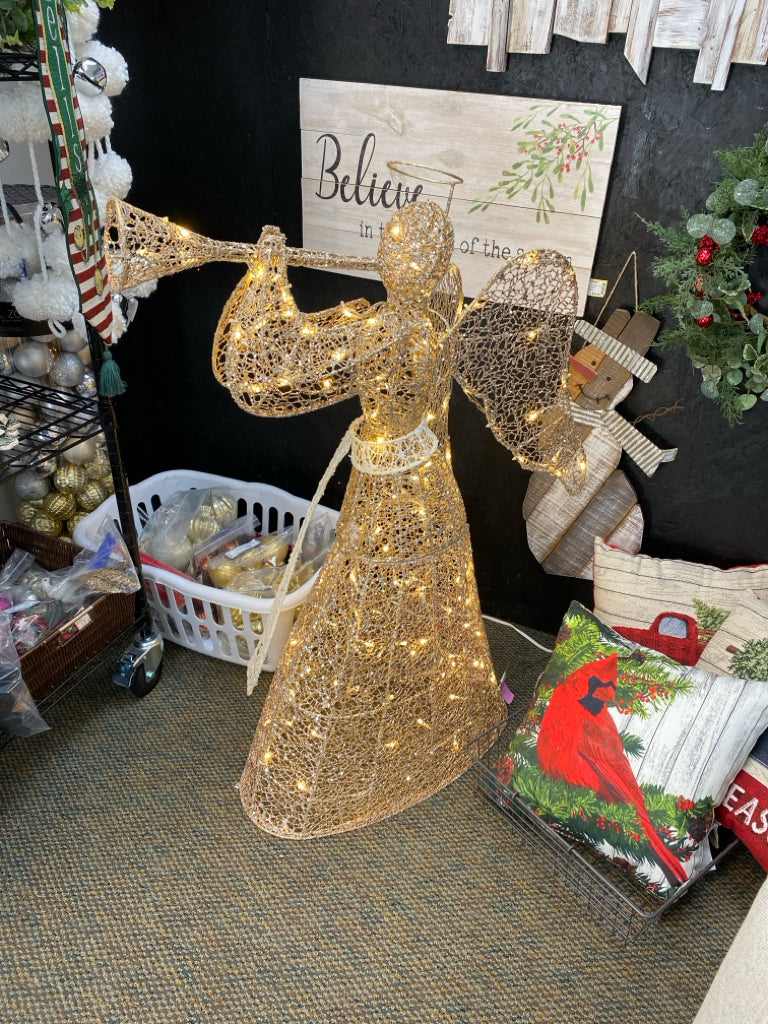 Gold White Sparkle Christmas