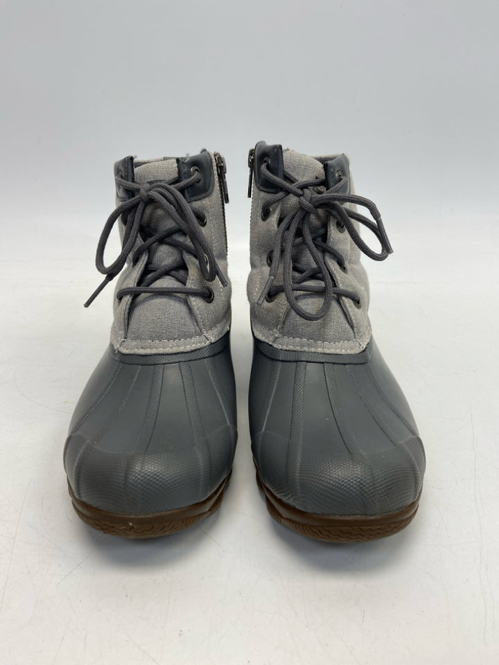 Sperry US Shoe Size 6 Gray Lace-up Boots