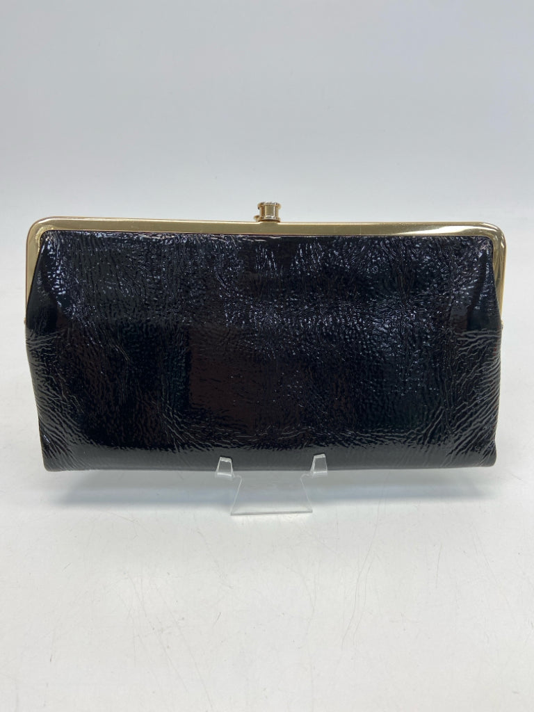 Hobo Black Patent Wallet