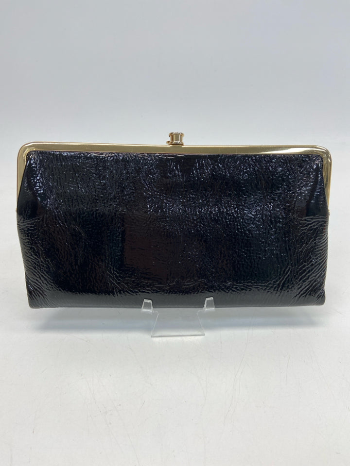 Hobo Black Patent Wallet