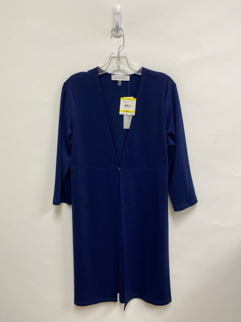 NWT Kasper Size M Navy Duster Ladies Jacket