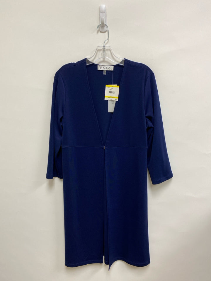 NWT Kasper Size M Navy Duster Ladies Jacket