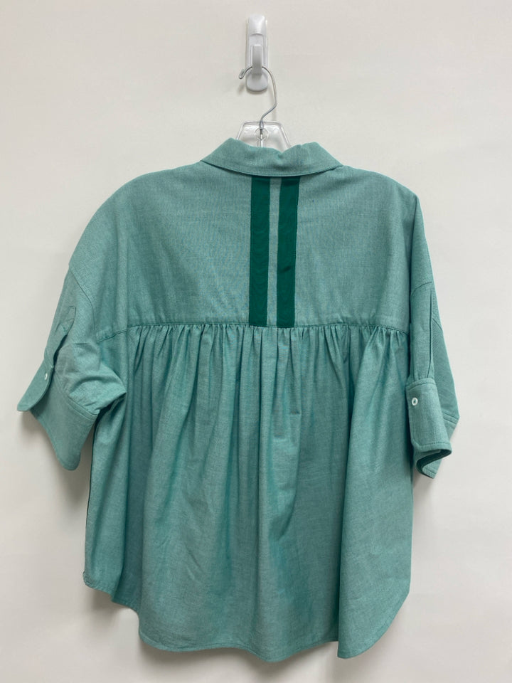 Maeve Size M Green Ladies Top