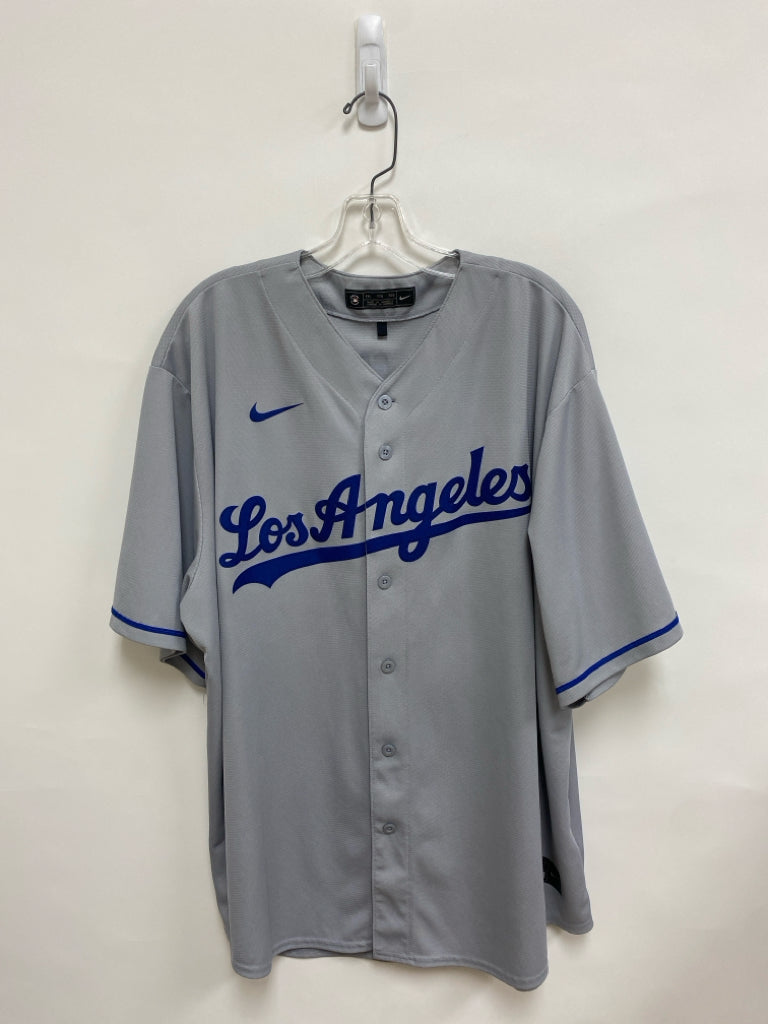 Size XXL Gray Blue Men&