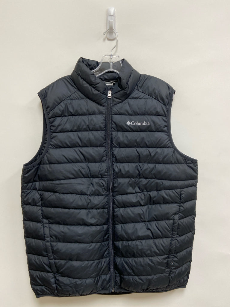 Columbia Size L Black Puffer Men&