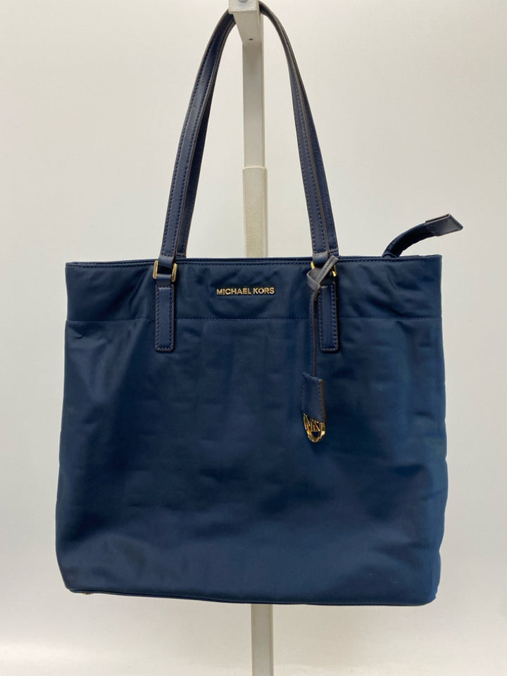 Michael Kors Navy Nylon Handbag