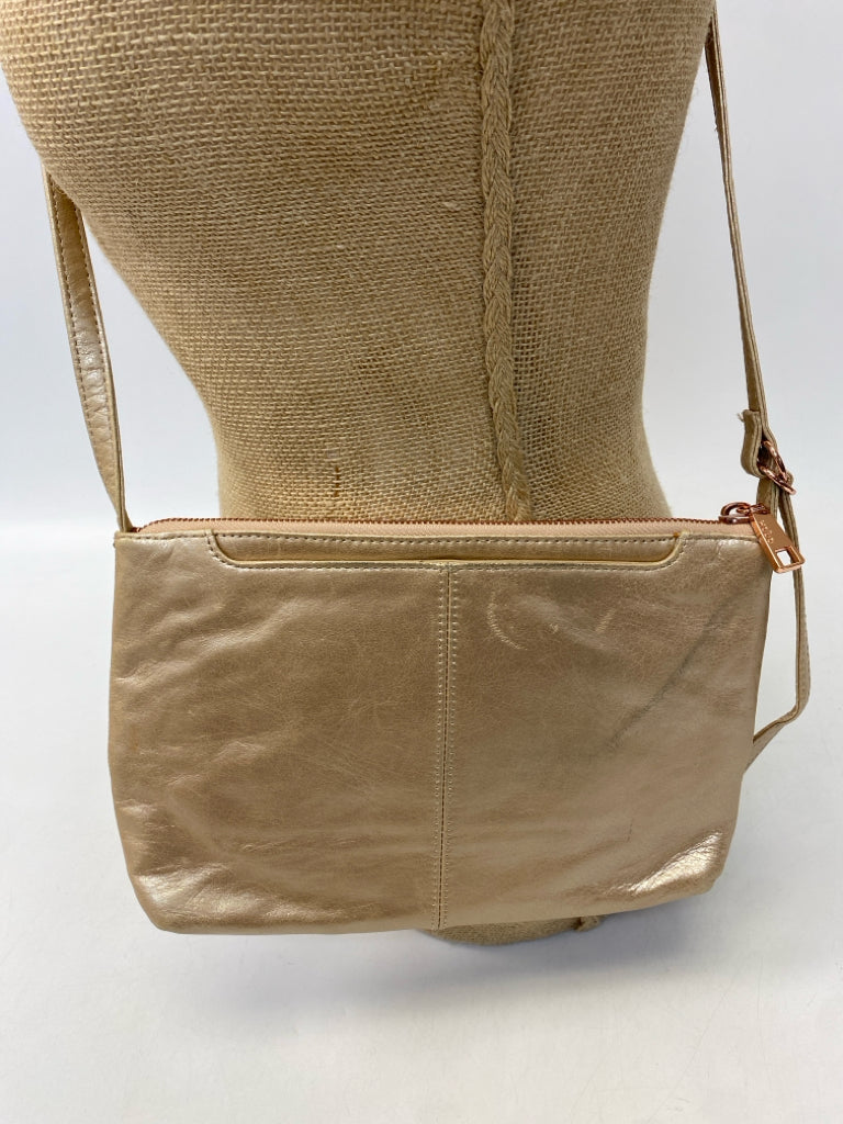 Hobo Gold Metallic Crossbody