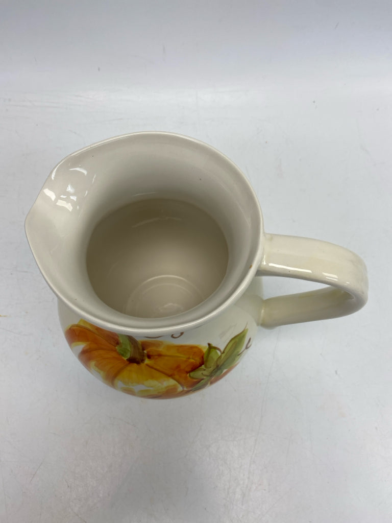 Cream Orange Pumpkin Fall