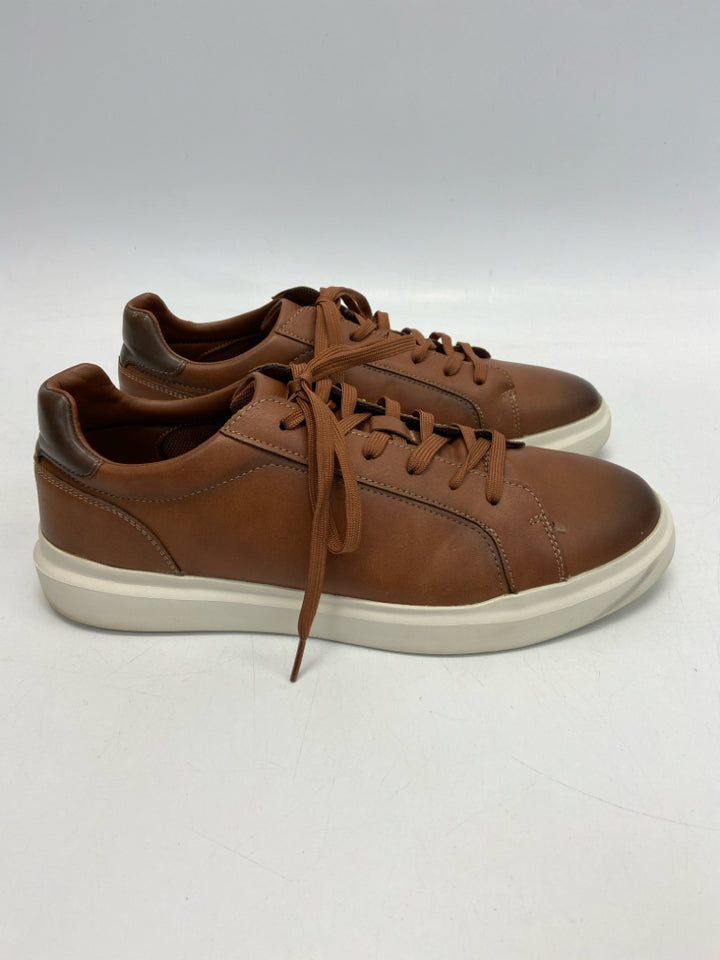 Perry Ellis Size 11.5 Brown Lace-Up Men&