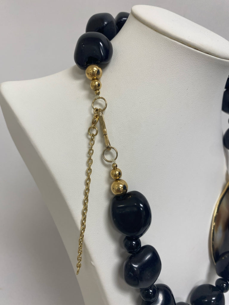 Black Gold/Brown Shells Necklace