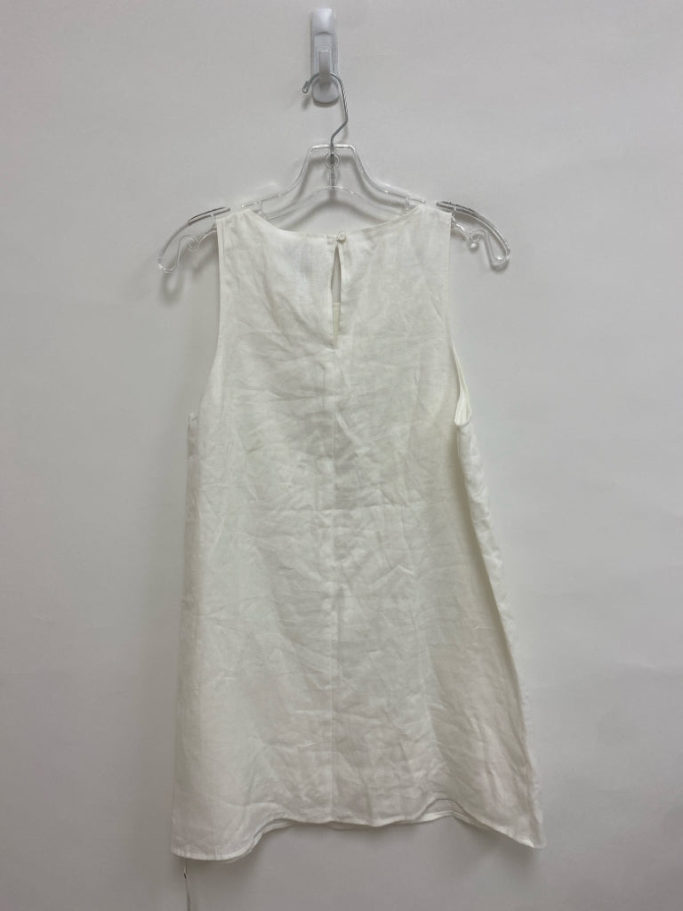 NWT Reformation Size 6 Cream Sleeveless Linen Ladies Dress