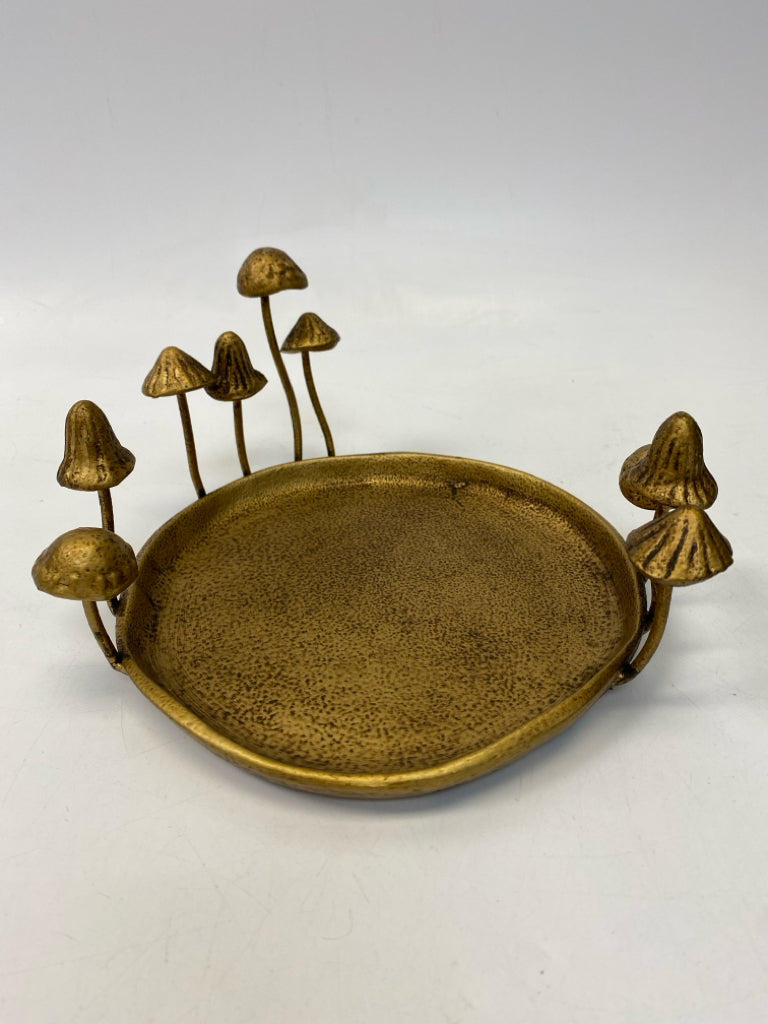 Gold Mushrooms Tray