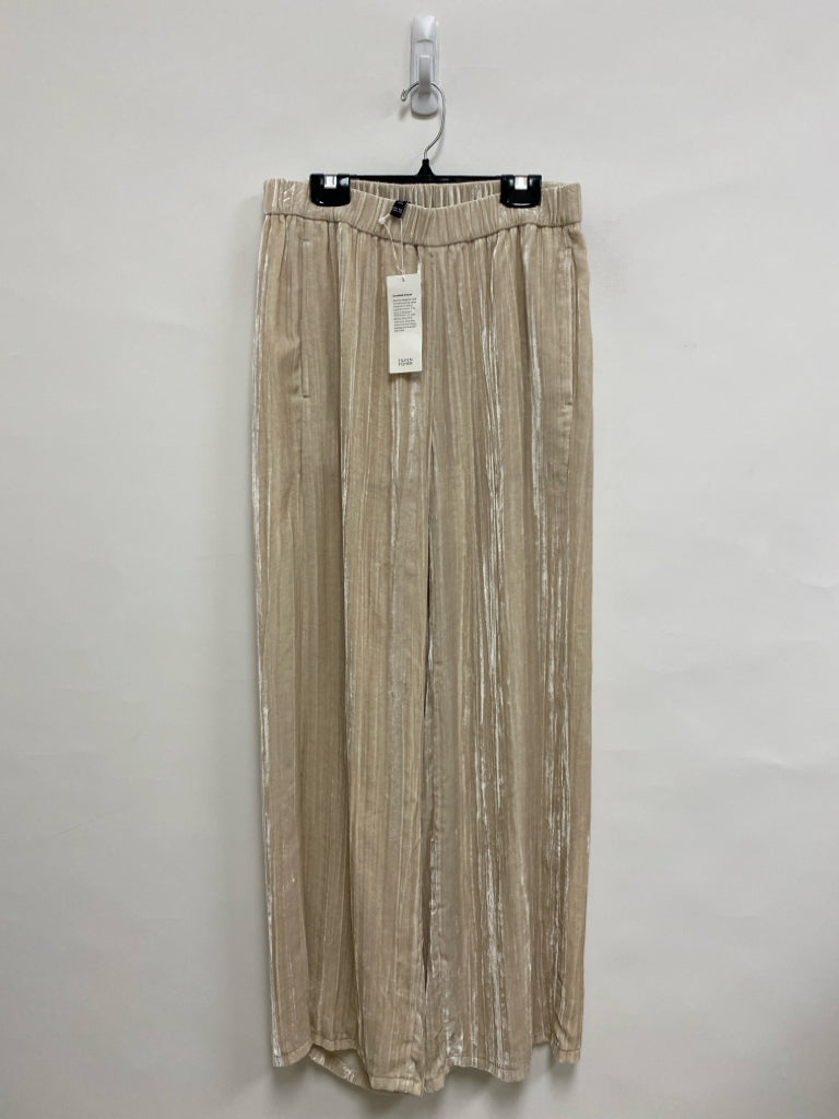NWT Eileen Fisher Size XXS Cream Pull-on Velour Ladies Pants