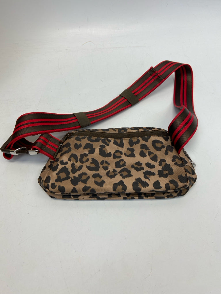 Lululemon Brown Black Animal Print Belt Bag