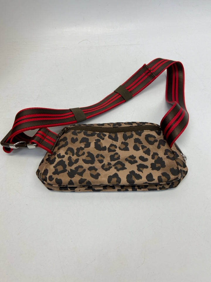 Lululemon Brown Black Animal Print Belt Bag