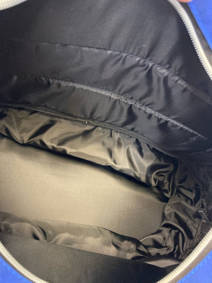 Royal Blue Black Trimmed Duffle Bag